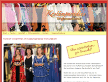 Tablet Screenshot of kostuemparadies.de